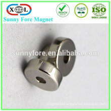 permanent disc magnet with hole